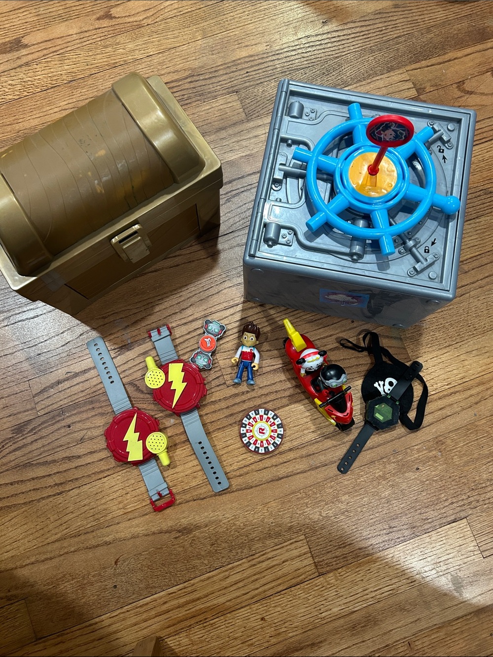 Talking Watch Set with Toy cycle with Toy Chest and Toy Vault